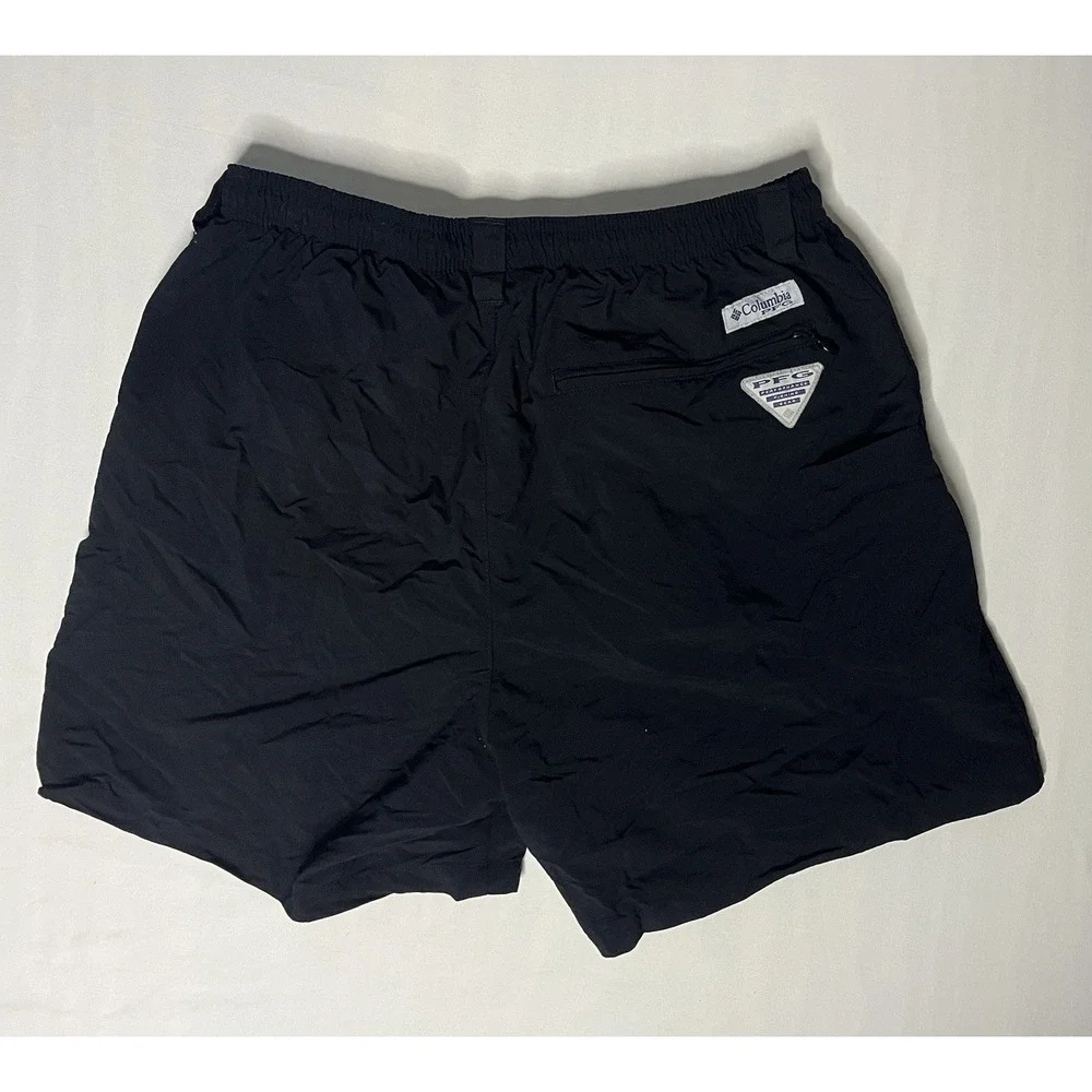 Columbia PFG Swimming Trunks Shorts Men's Size Small Black Orange Pockets Lot X2